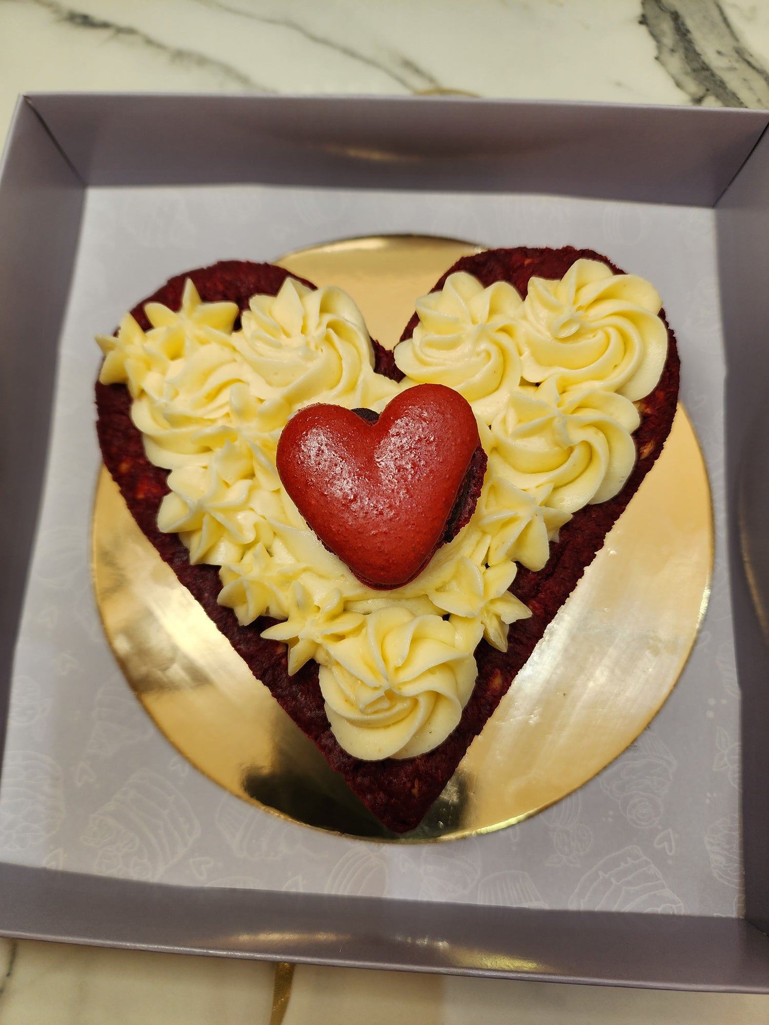 Postres con forma de corazón