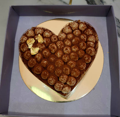 Tiramisú corazón
