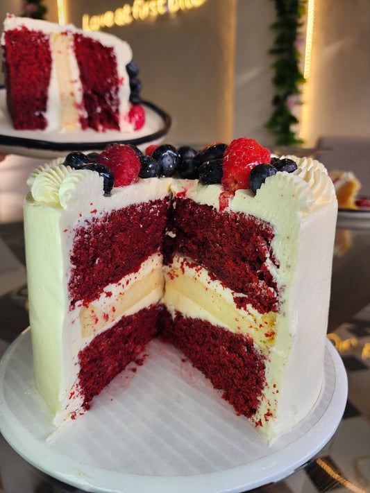 Pastel Red Velvet Cheesecake